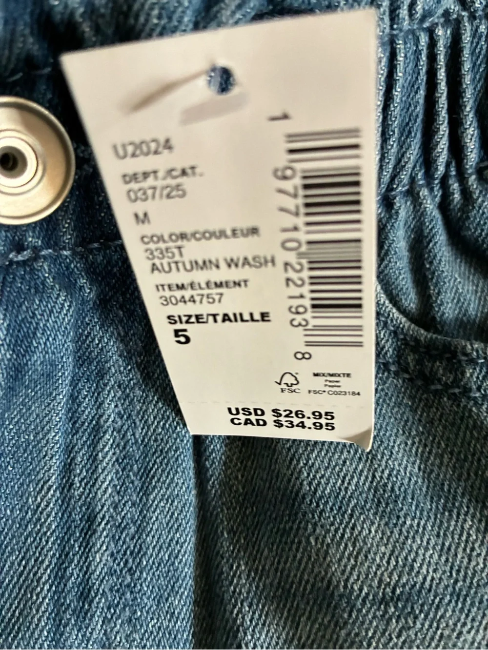 The Children’s Place sz 5 Light Blue Denim Shorts with Elastic Waist nwt